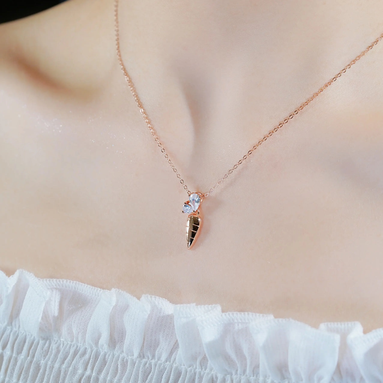 Andromeda Necklace | 18k Rose Gold Plated