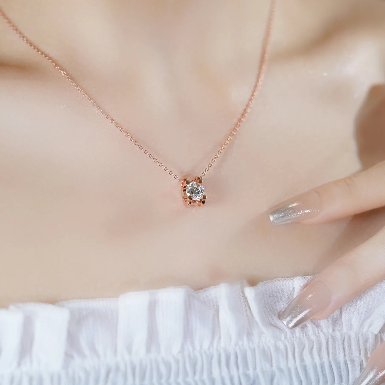 Alice Necklace | 18k Rose Gold Plated