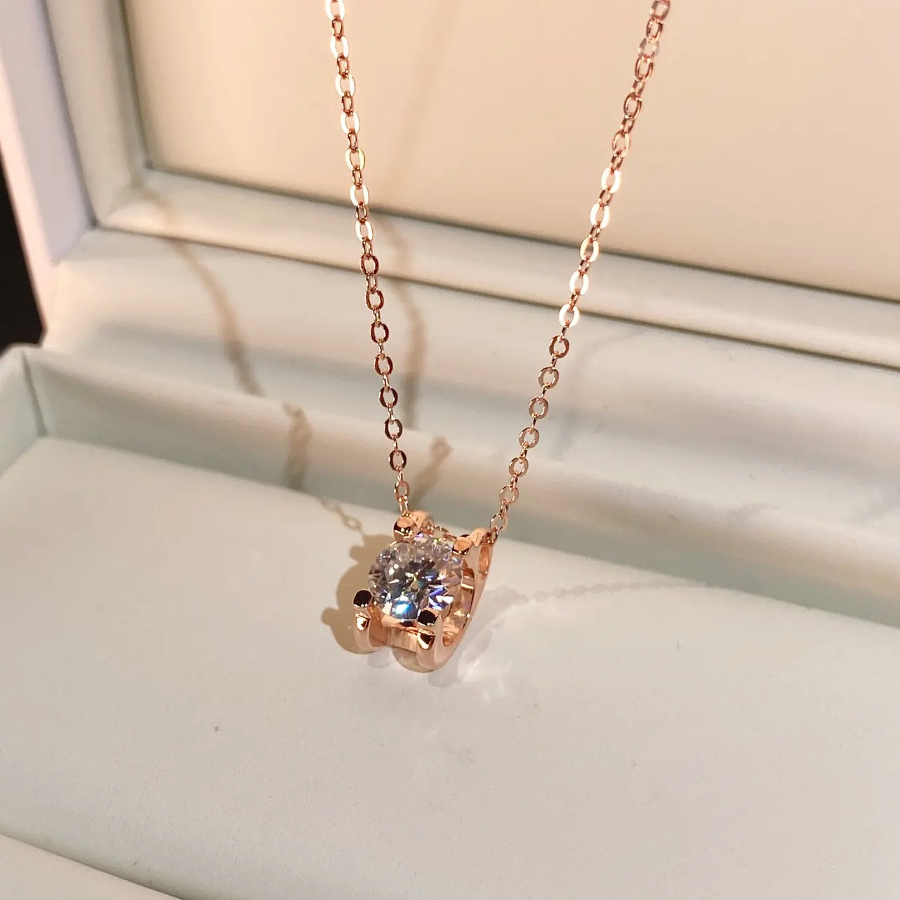 Alice Necklace | 18k Rose Gold Plated