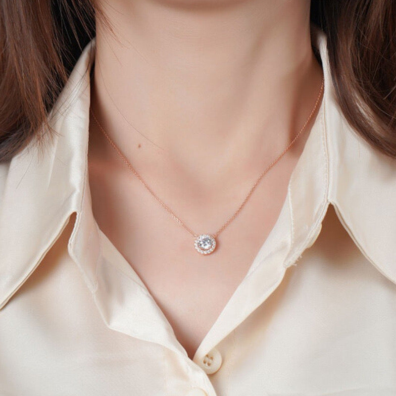 Puppis Necklace | 18k Rose Gold Plated