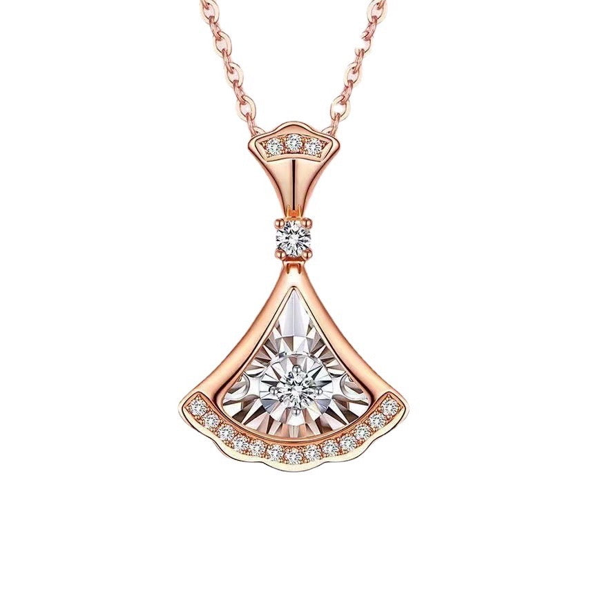 Sculptor Necklace | 18k Rose Gold Plated