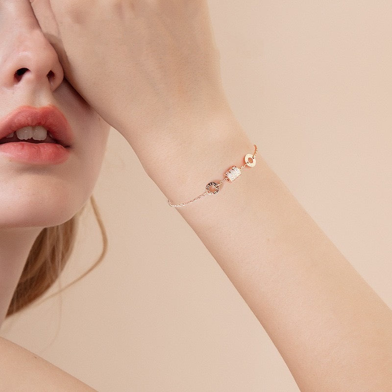 Sagitta Bracelet | 18k Rose Gold Plated