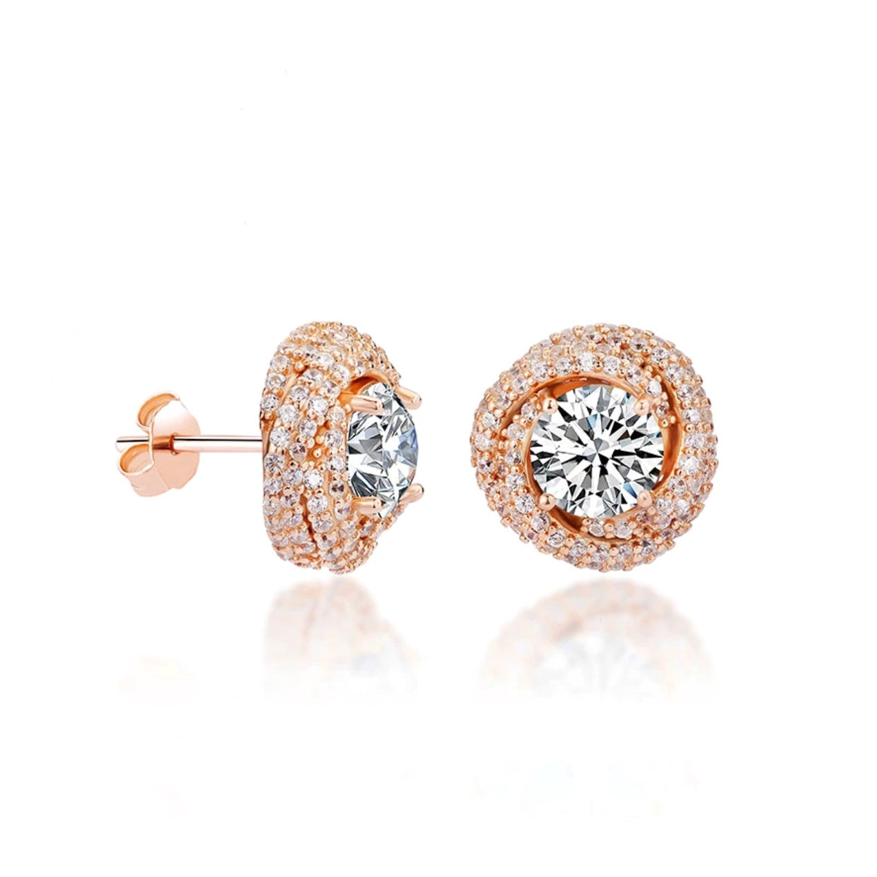 Cassiopeia Earrings | 18k Rose Gold Plated