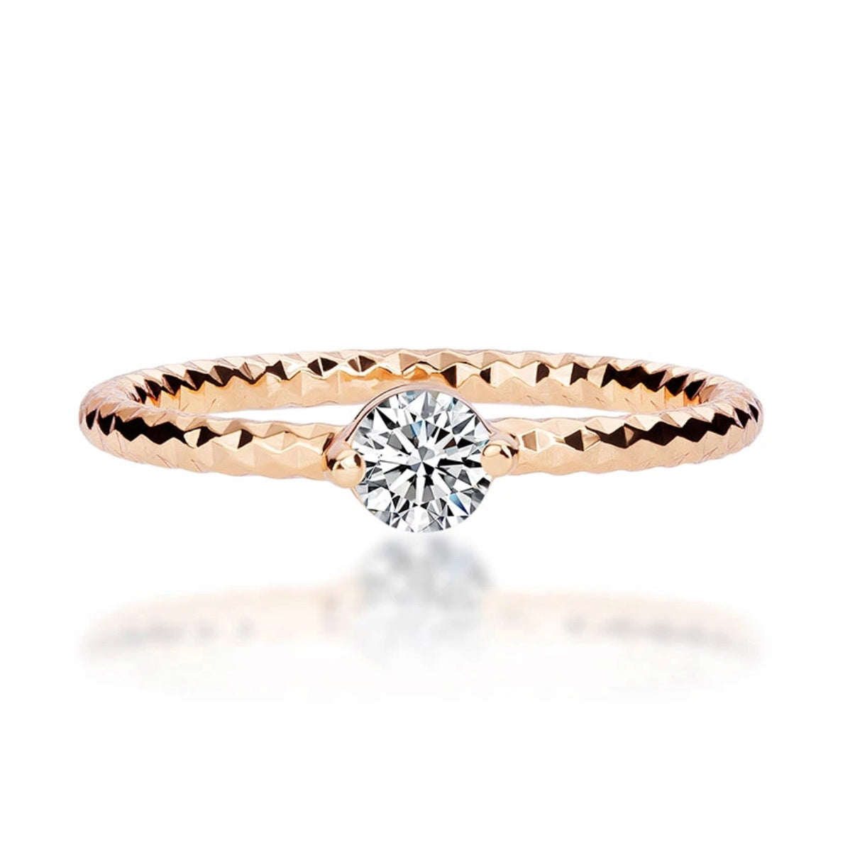 Crater Ring | 18k Rose Gold Plated