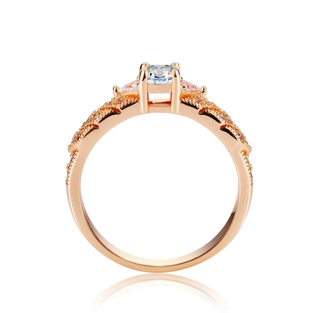 Gemini Ring | 18k Rose Gold Plated