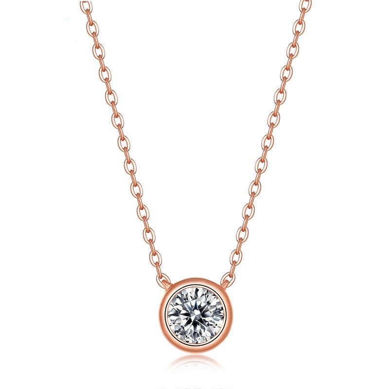 Scutum Necklace | 18k Rose Gold Plated