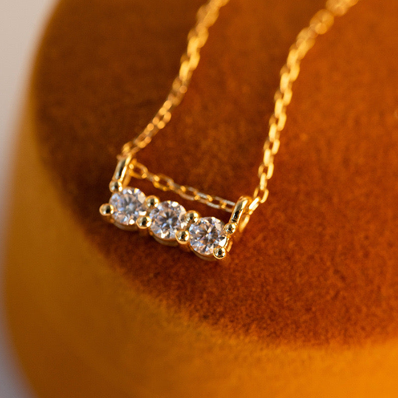 Telescopium Necklace | 18k Rose Gold Plated