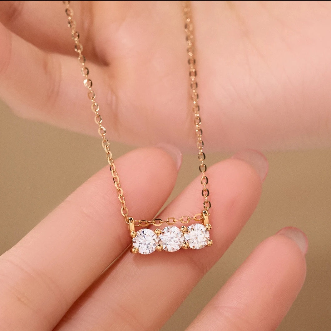 Telescopium Necklace | 18k Rose Gold Plated