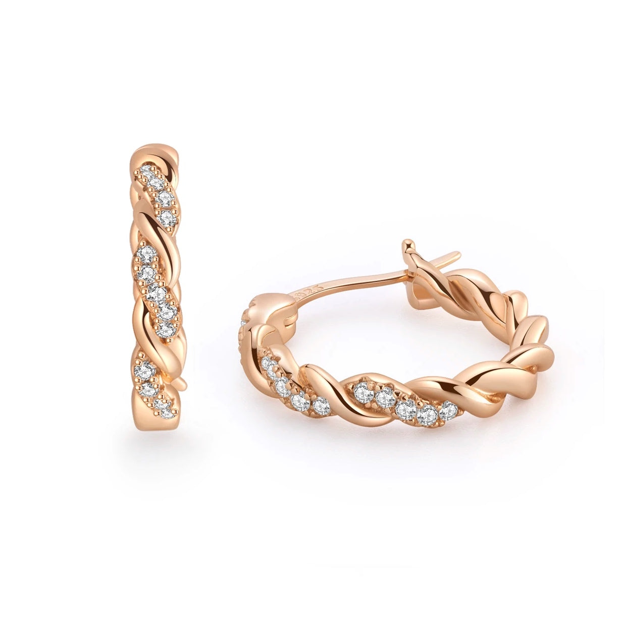 Tarandus Earrings | 18k Rose Gold Plated