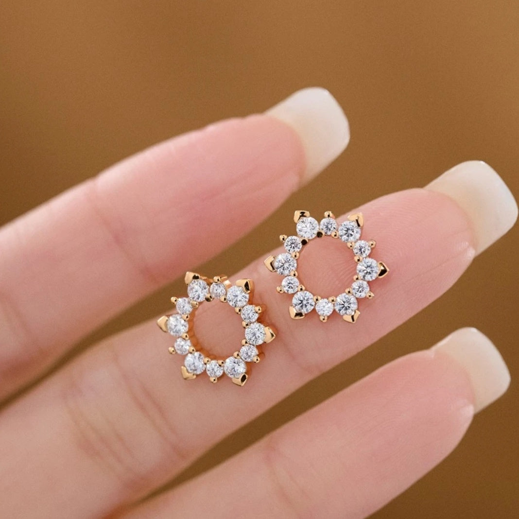 Noctua Earrings | 18k Rose Gold Plated