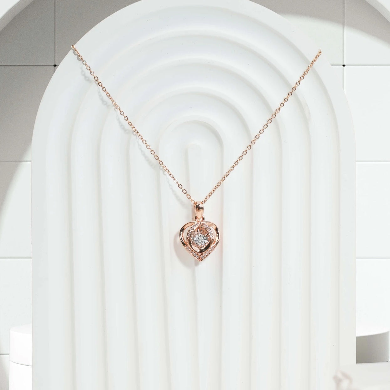 Draco Necklace | 18k Rose Gold Plated