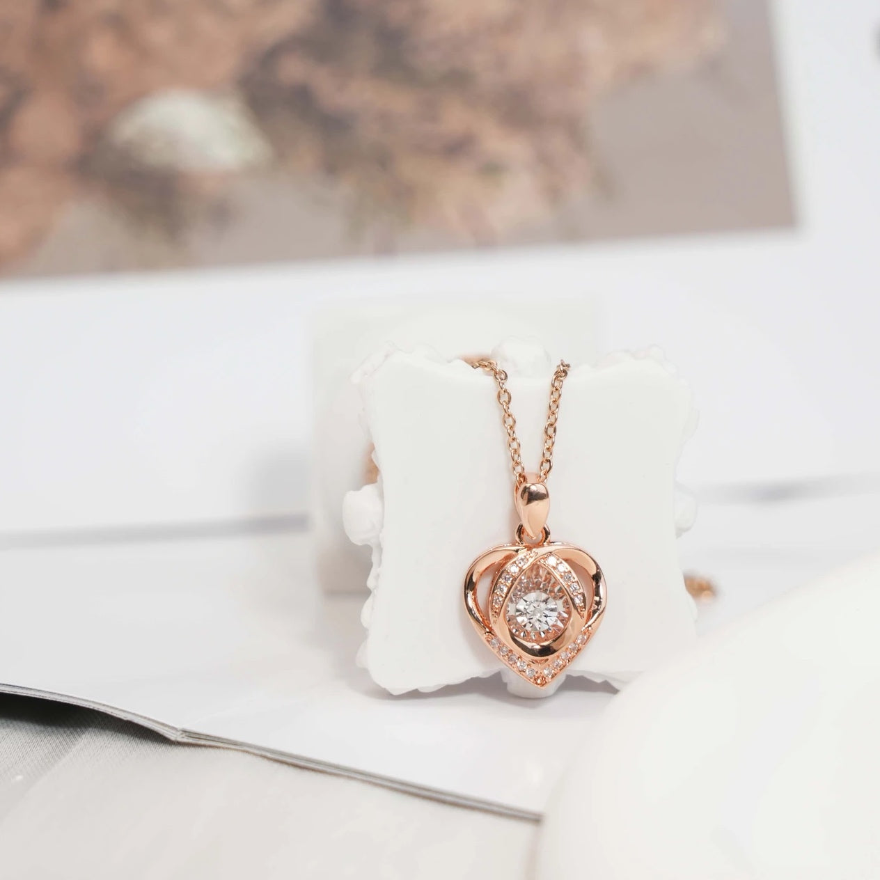 Draco Necklace | 18k Rose Gold Plated