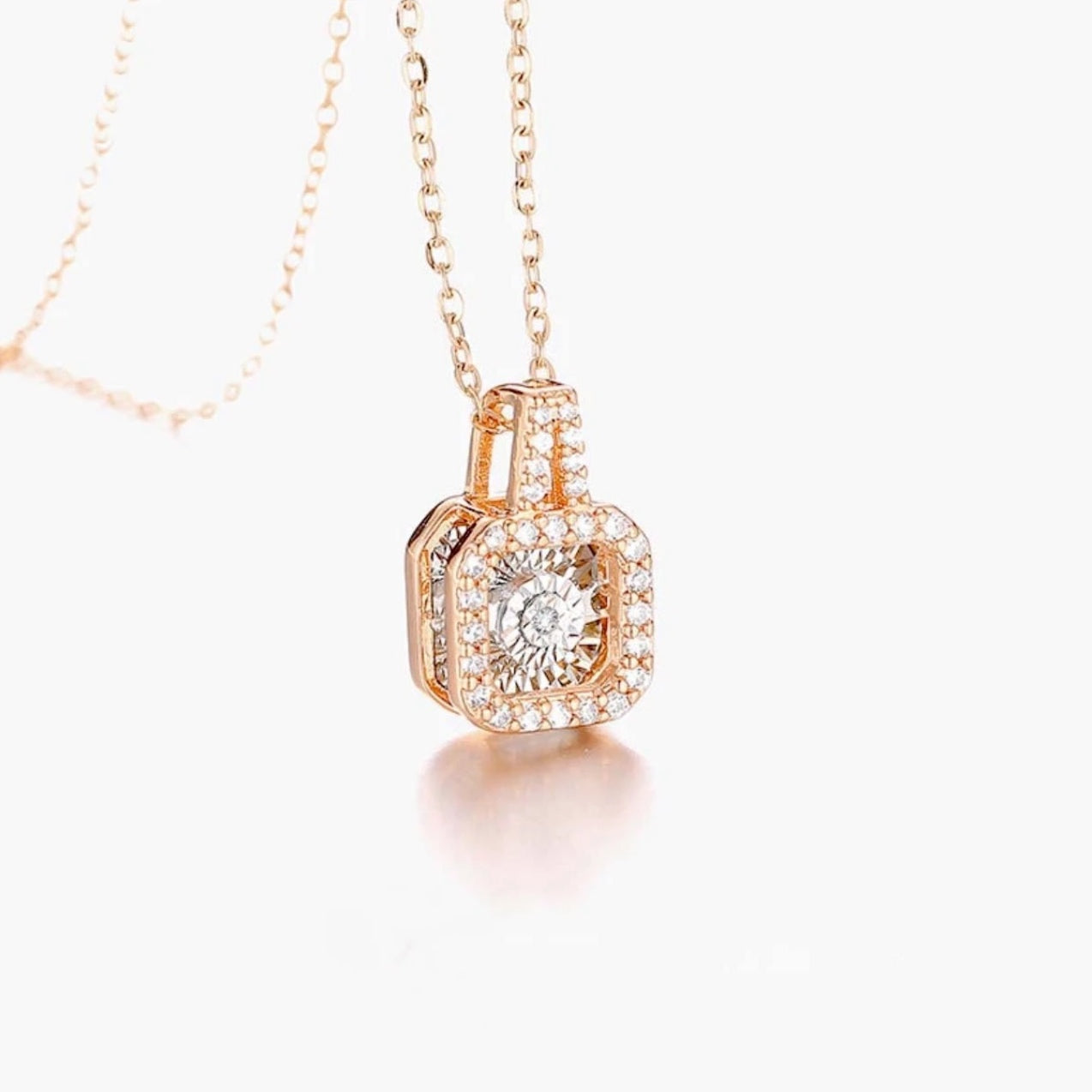 Cygnus Necklace | 18k Rose Gold Plated