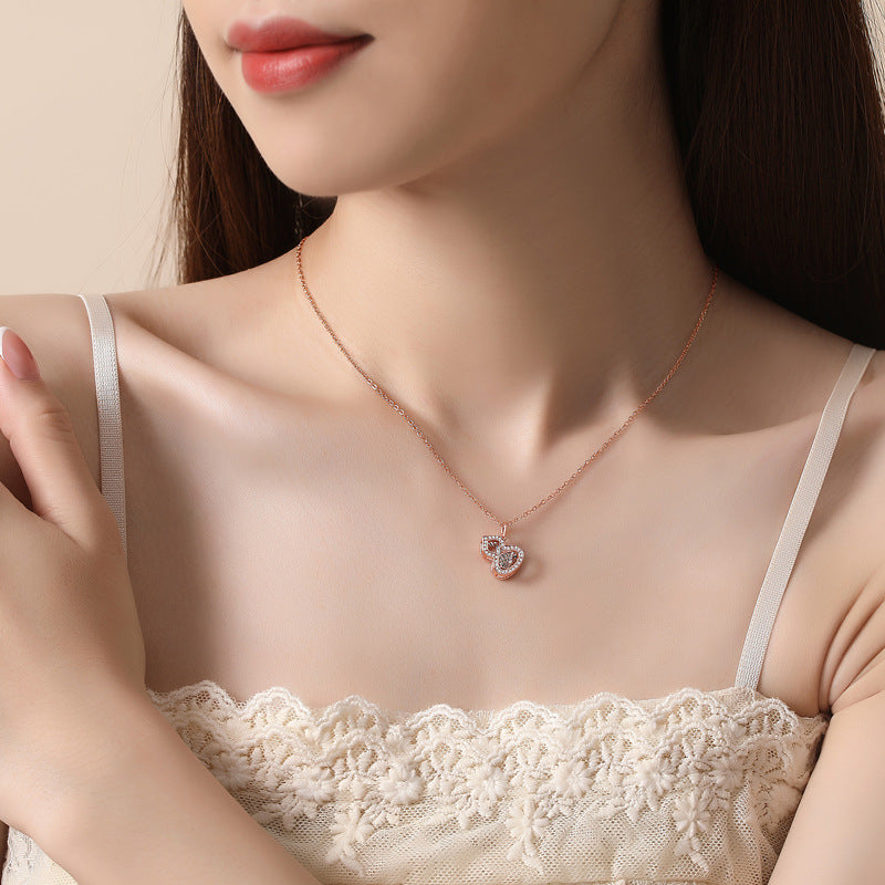 Caelum Necklace | 18k Rose Gold Plated