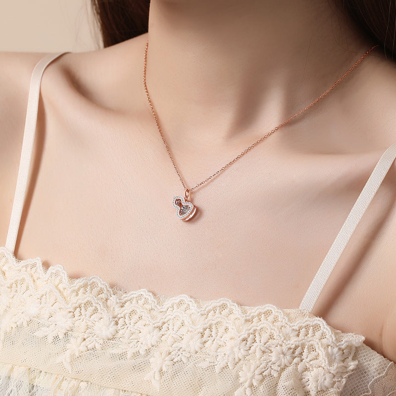 Caelum Necklace | 18k Rose Gold Plated