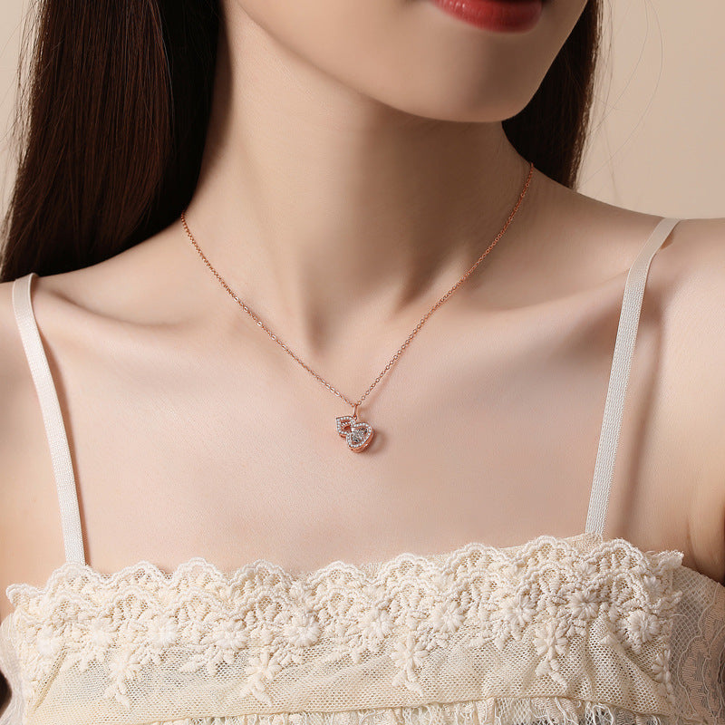 Caelum Necklace | 18k Rose Gold Plated