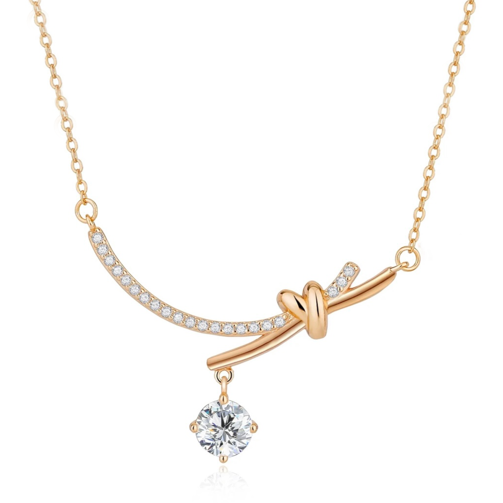 Liesel Necklace | 18k Rose Gold Plated